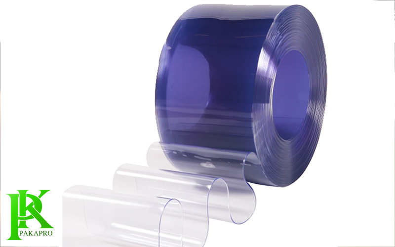 Cuộn nhựa pvc màu xanh