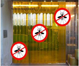 rèm nhựa pvc ngăn côn trùng
